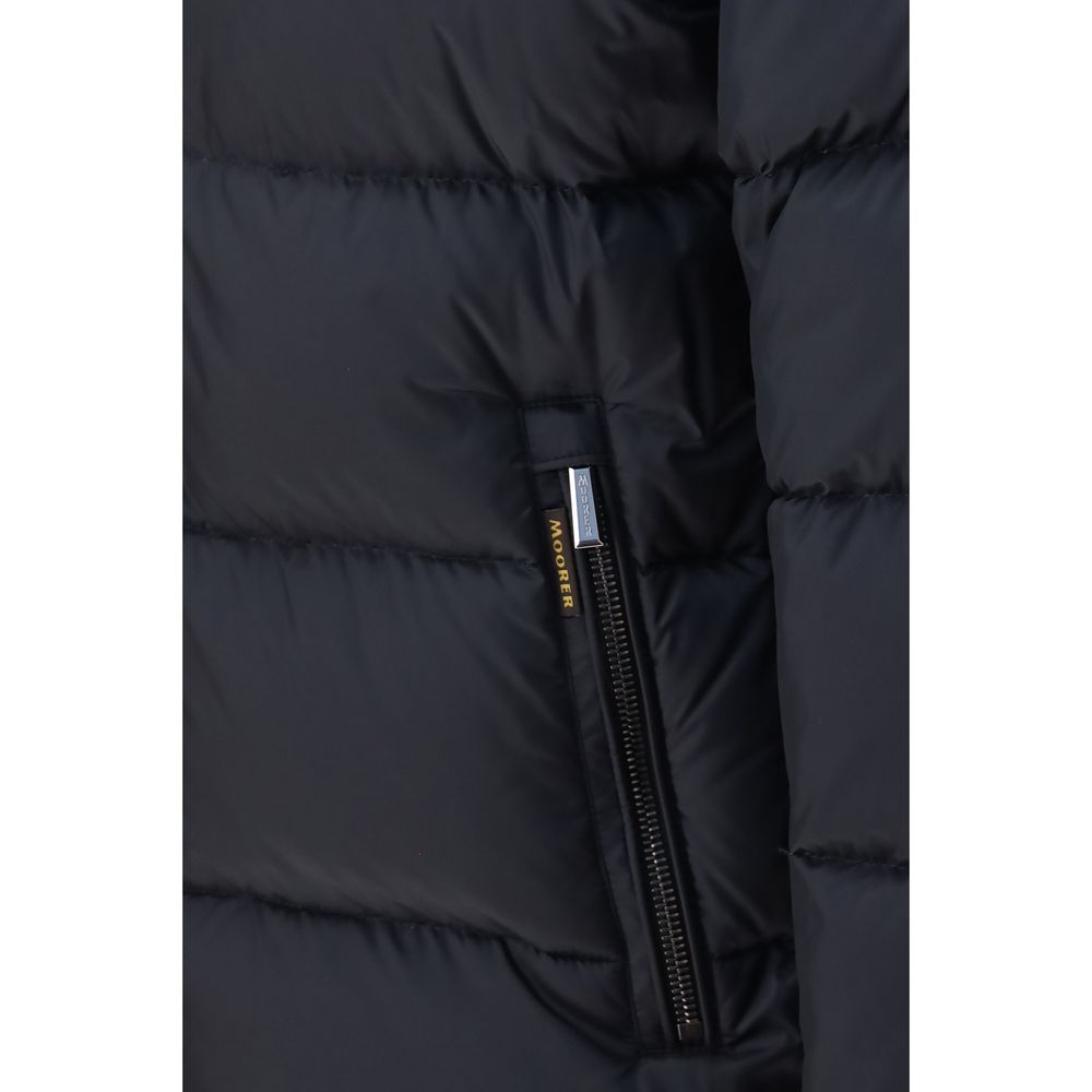 MooRER Blue Full-Length Jacket