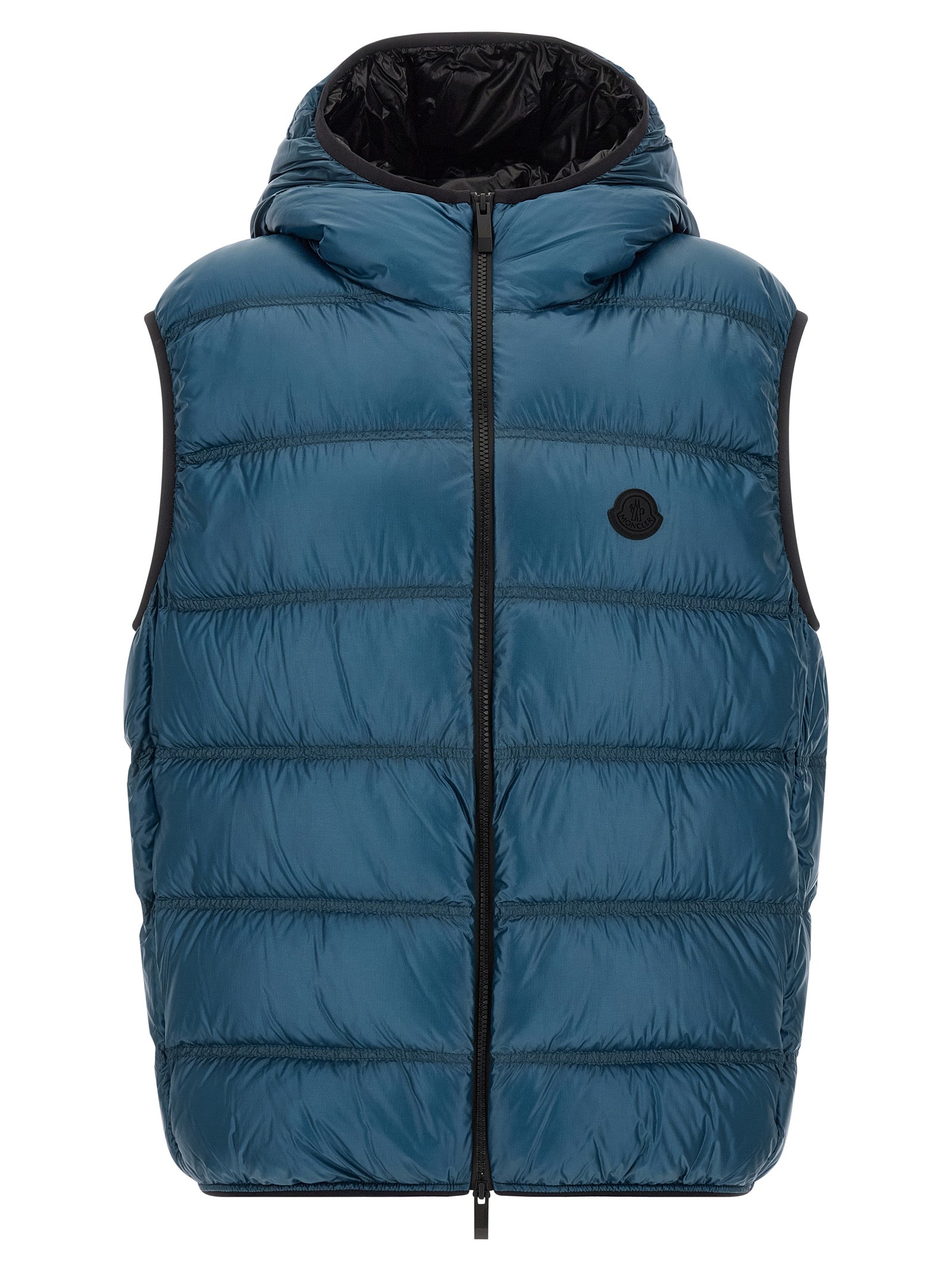 Moncler Blue Full-Length Jacket