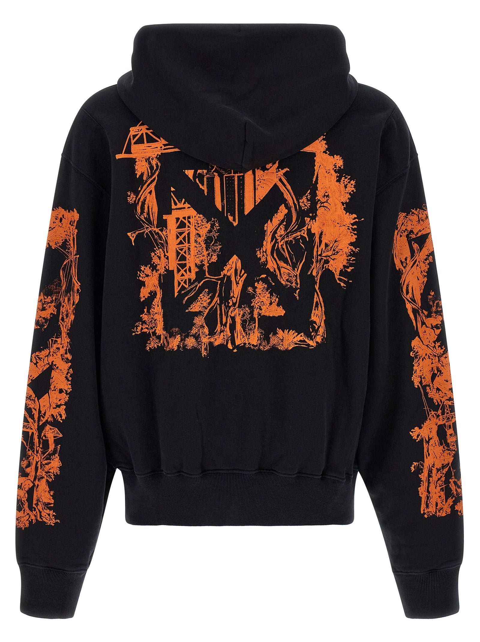 Off-White Black Cotton Sweatshirt