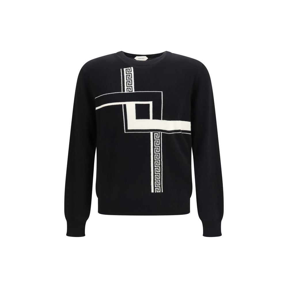 Versace Black Cashmere Sweater