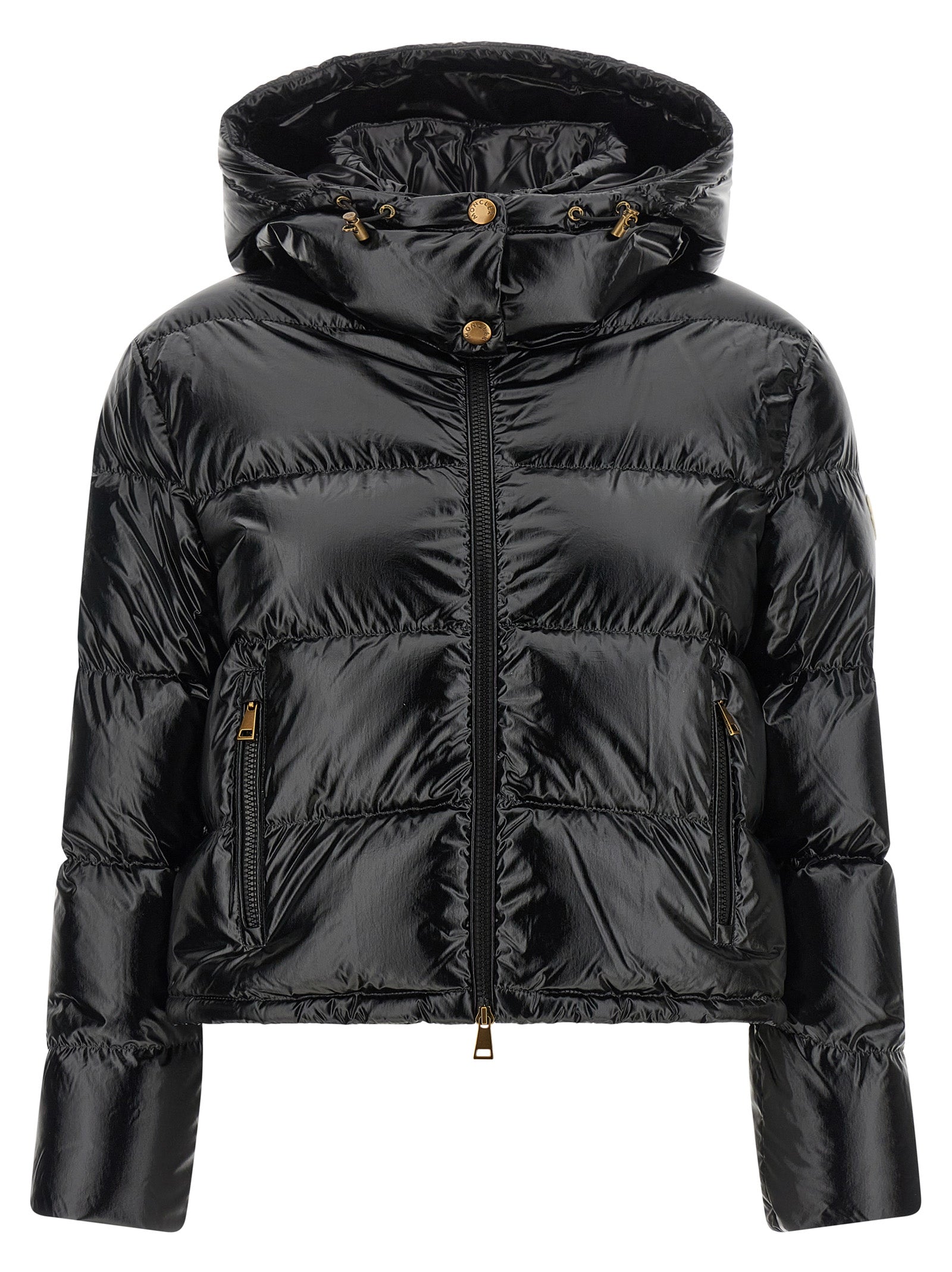 Moncler Black Polyamide Full-Length Jacket