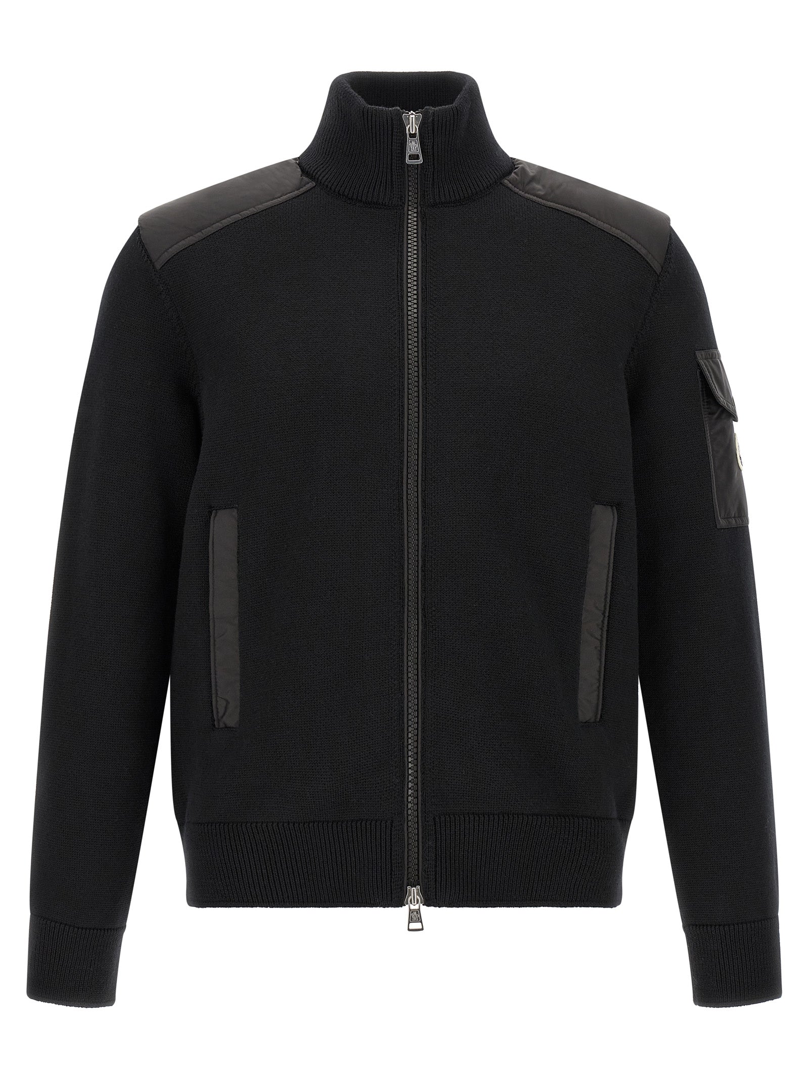 Moncler Black Polyamide Cardigan