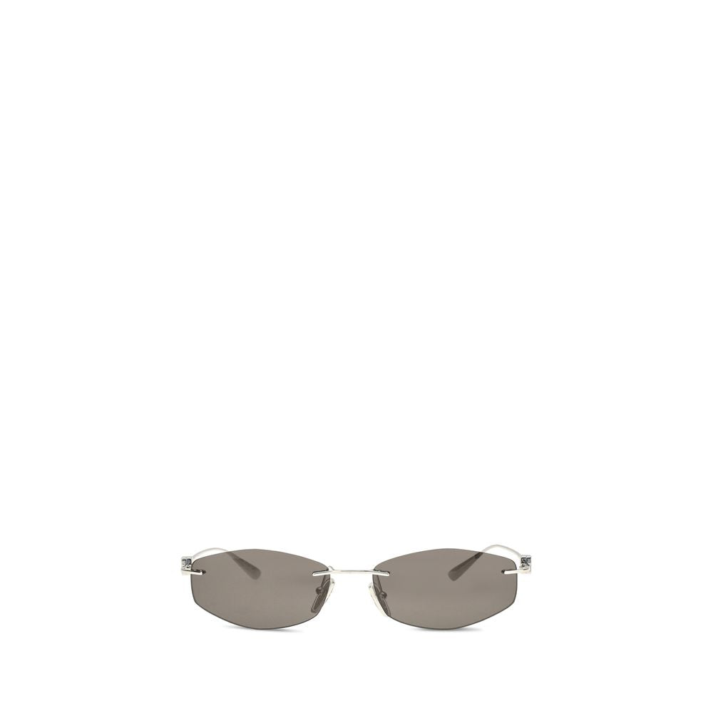 Balenciaga Silver Metal Sunglasses