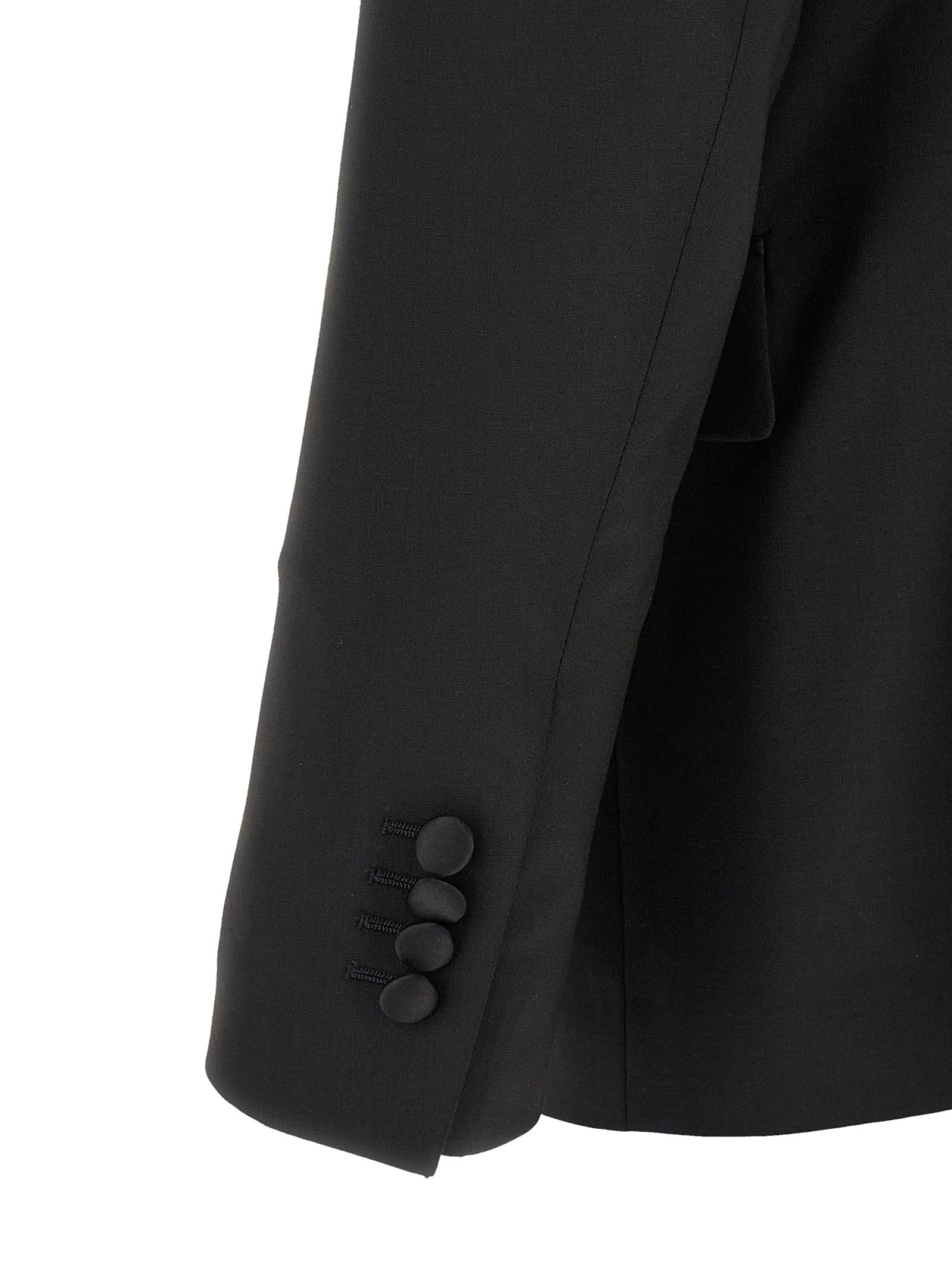 Lardini Black Virgin Wool Tuxedo