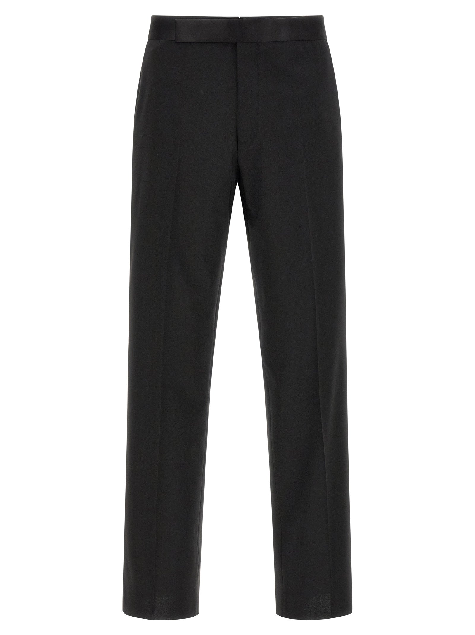 Lardini Black Virgin Wool Tuxedo
