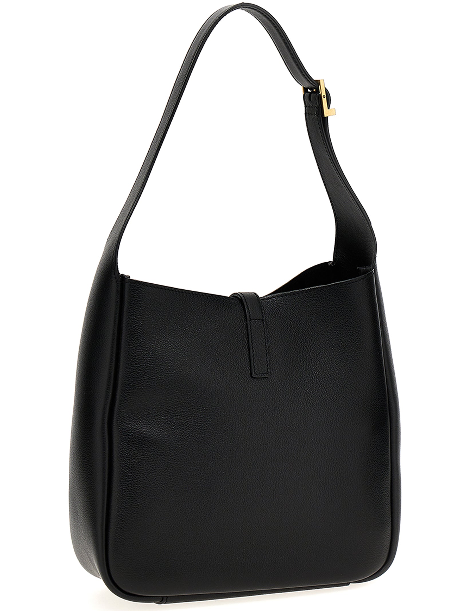 Saint Laurent Black Calfskin Shoulder Bag