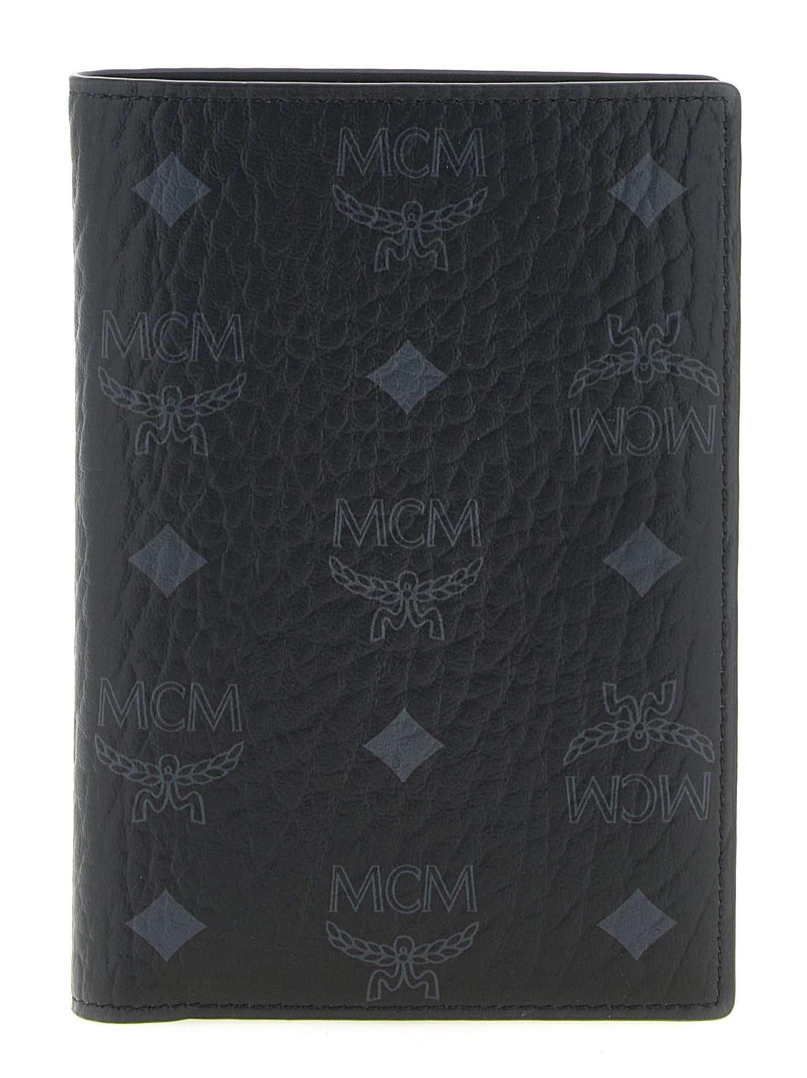 MCM Black Polyethylene Wallet