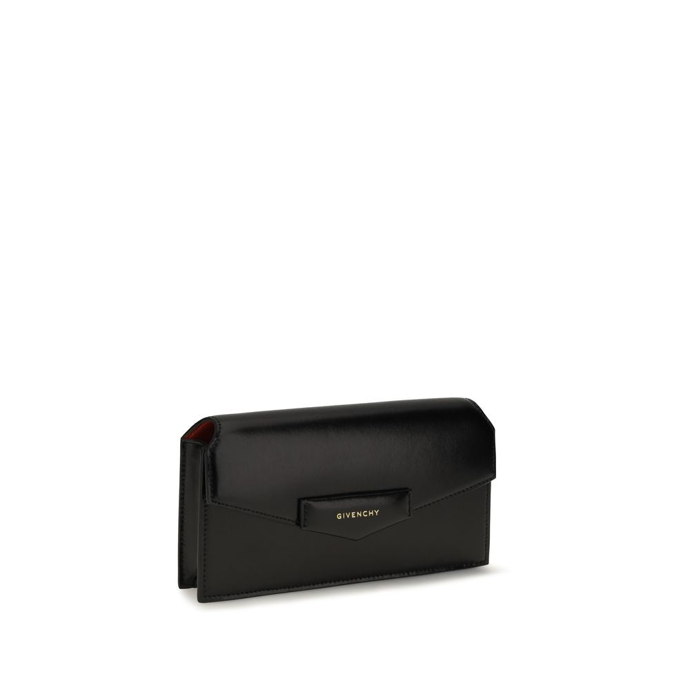 Givenchy Black Calf Leather Bos Taurus Wallet