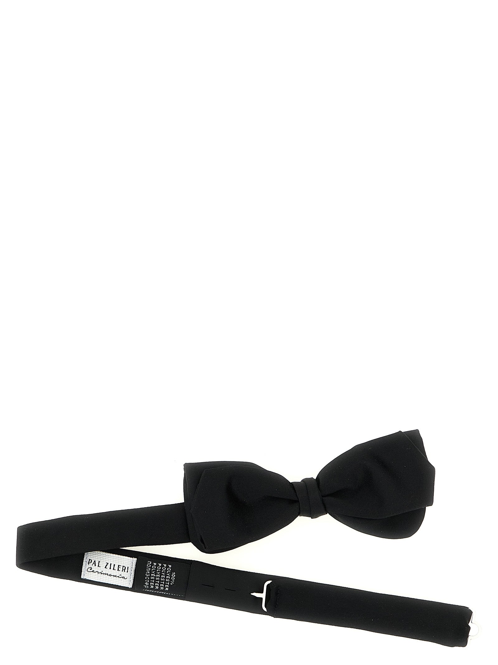 Pal Zileri Black Polyester Bowtie