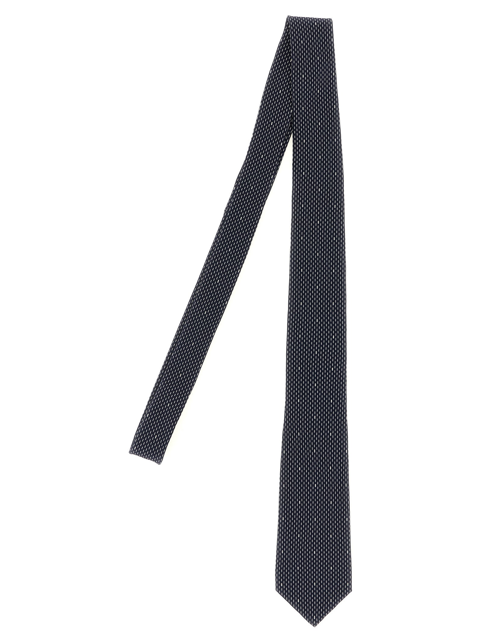 Saint Laurent Blue Silk Tie