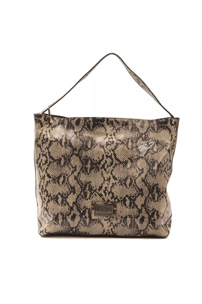 Sac à bandoulière en cuir marron Pompei Donatella pour femme