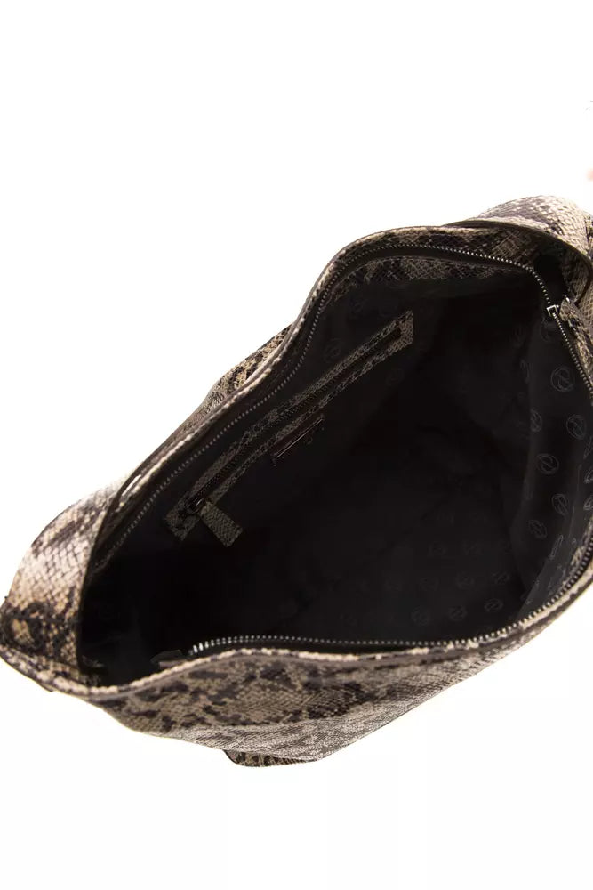 Sac à bandoulière en cuir marron Pompei Donatella pour femme