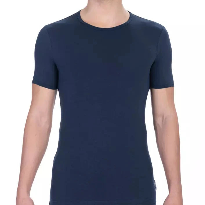 Bikkembergs Blue Cotton Men T-Shirt