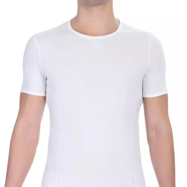 Bikkembergs White Cotton Men T-Shirt