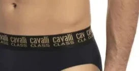 Cavalli Class Blue Cotton Men's Brief