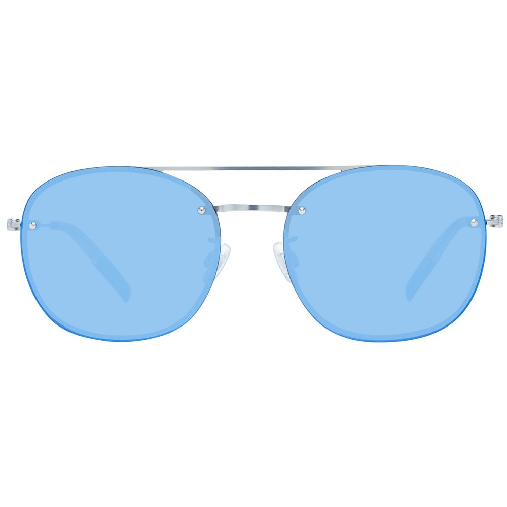 Tommy Hilfiger Sonnenbrille aus blauem Metall und Kunststoff