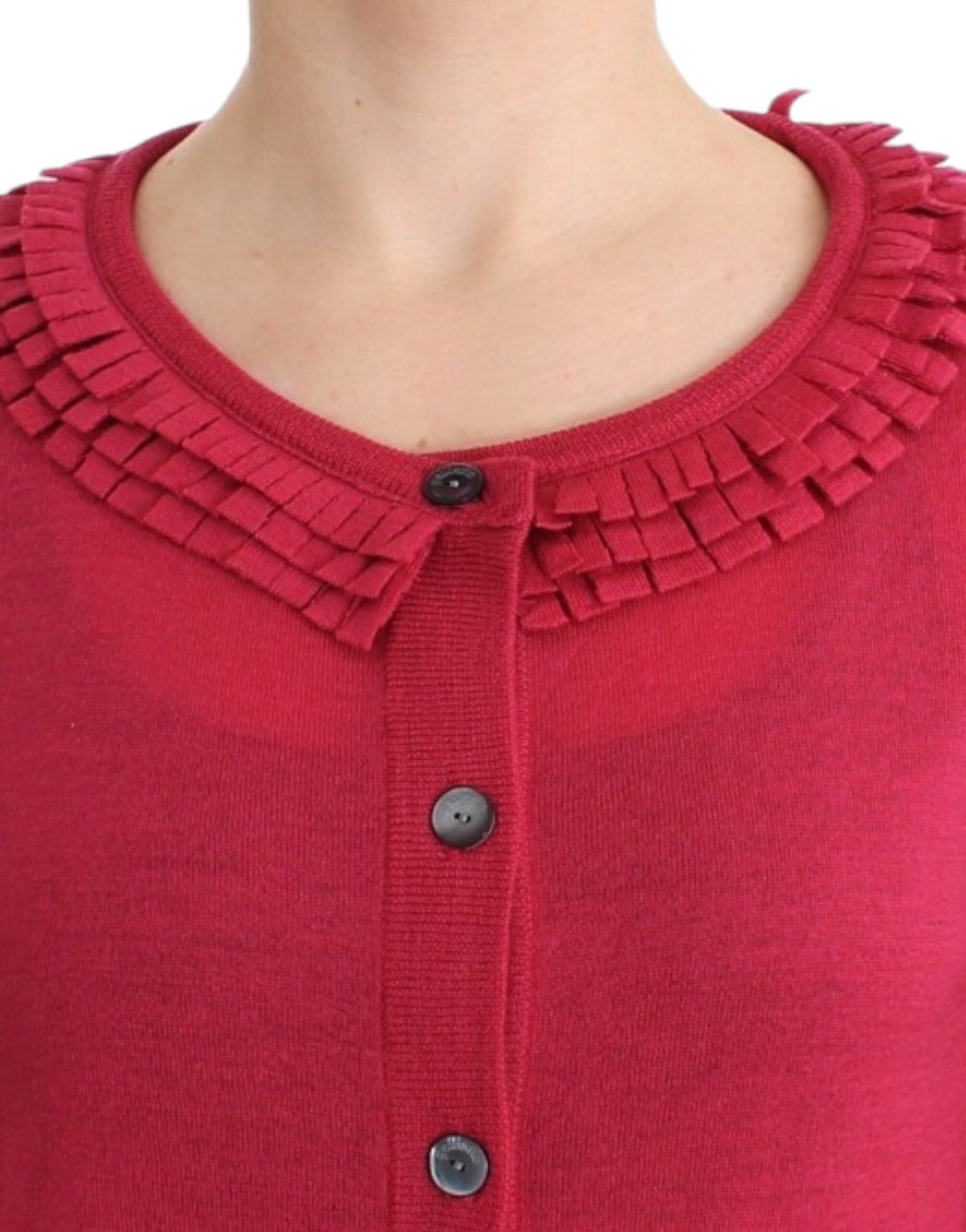 Gilet en laine rose John Galliano
