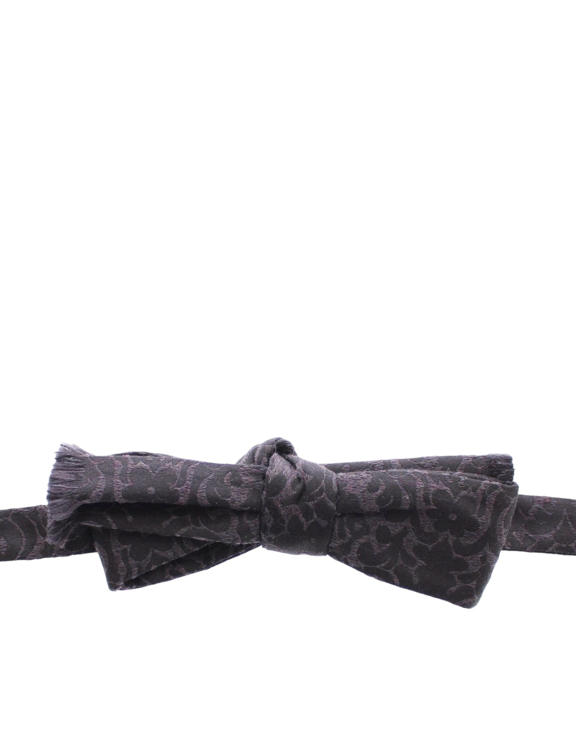 Nœud Papillon Dolce & Gabbana en Laine Grise et Noire