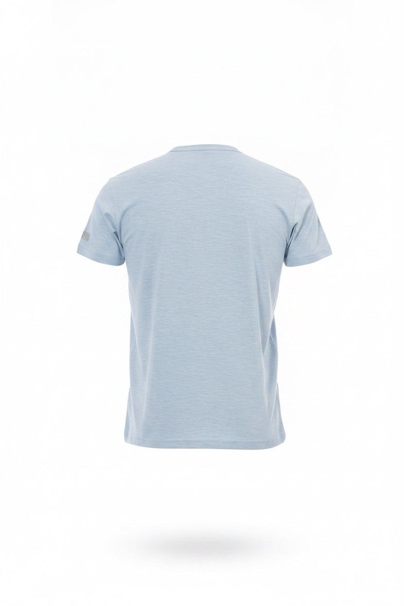 T-shirt homme en coton bleu clair Trussardi Action