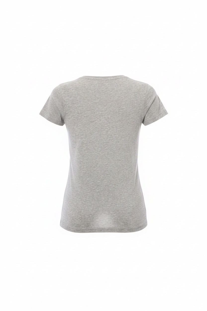 Trussardi Action Graues Baumwoll-Damen-T-Shirt