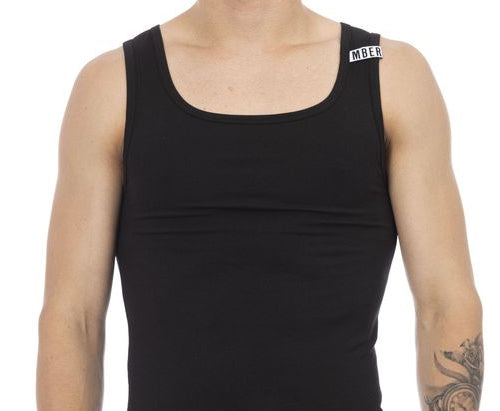 Bikkembergs Black Cotton Men's Tank Top