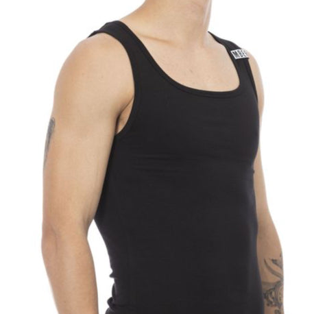 Bikkembergs Black Cotton Men's Tank Top