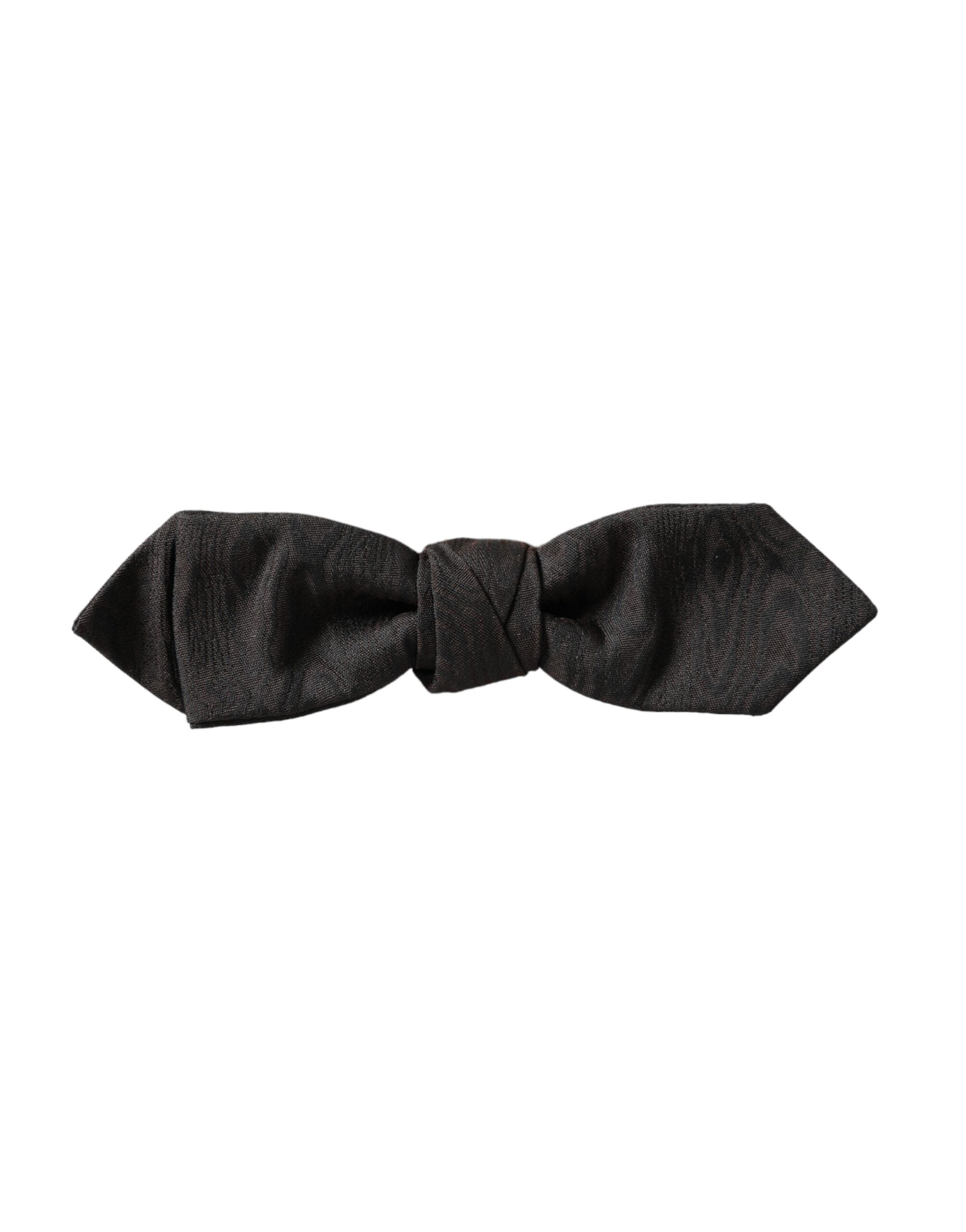 Nœud Papillon Réglable en Soie Noire Homme Dolce & Gabbana