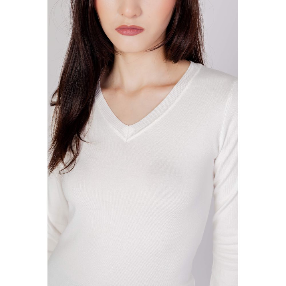 Guess Weißes Baumwoll-Sweatshirt