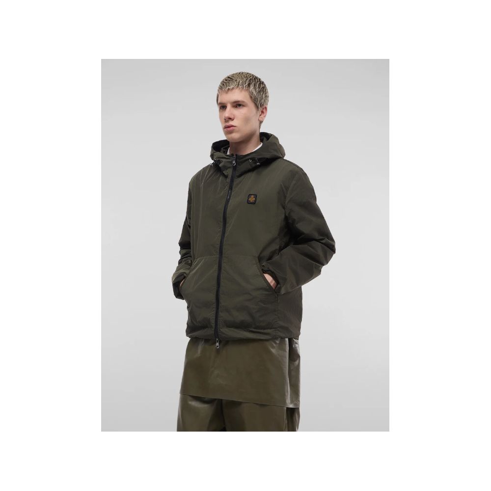 Refrigiwear Green Polyamide Men's Summer Jacket