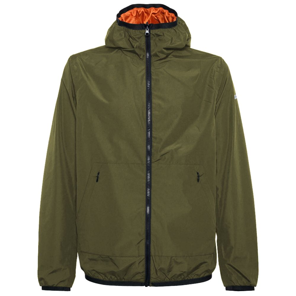 Refrigiwear Green Nylon Men's Reversible Jacket