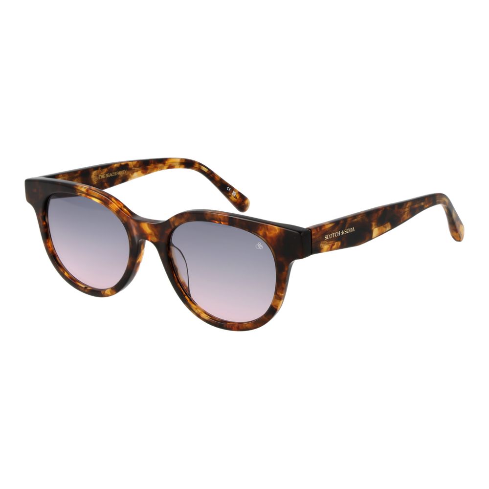 Scotch & Soda Brown Acetate Sunglasses