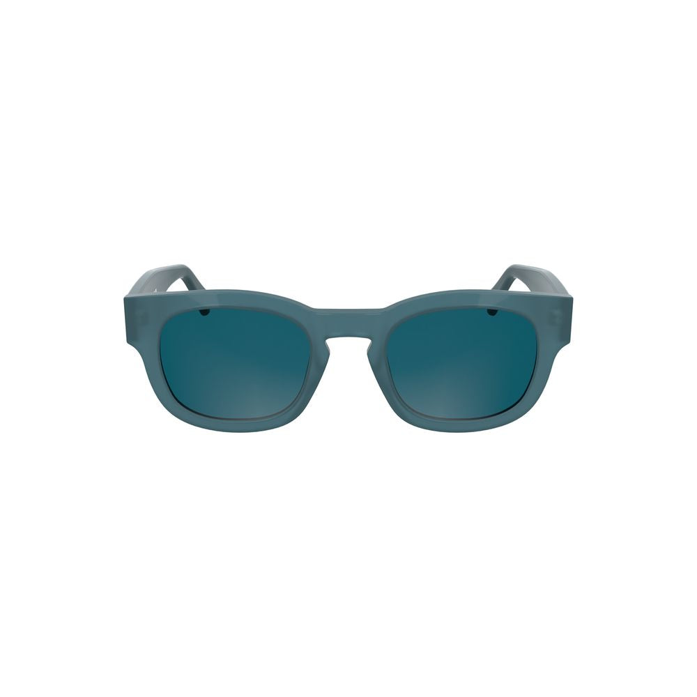 Calvin Klein Blaue Acetat Damen-Sonnenbrille