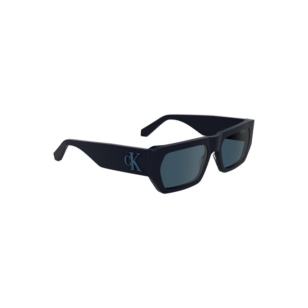 Calvin Klein Blue Acetate Women's Sunglass