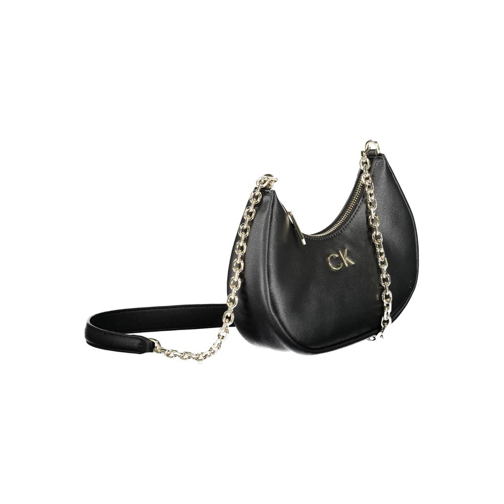 Calvin Klein Schwarze Polyester-Umhängetasche für Damen