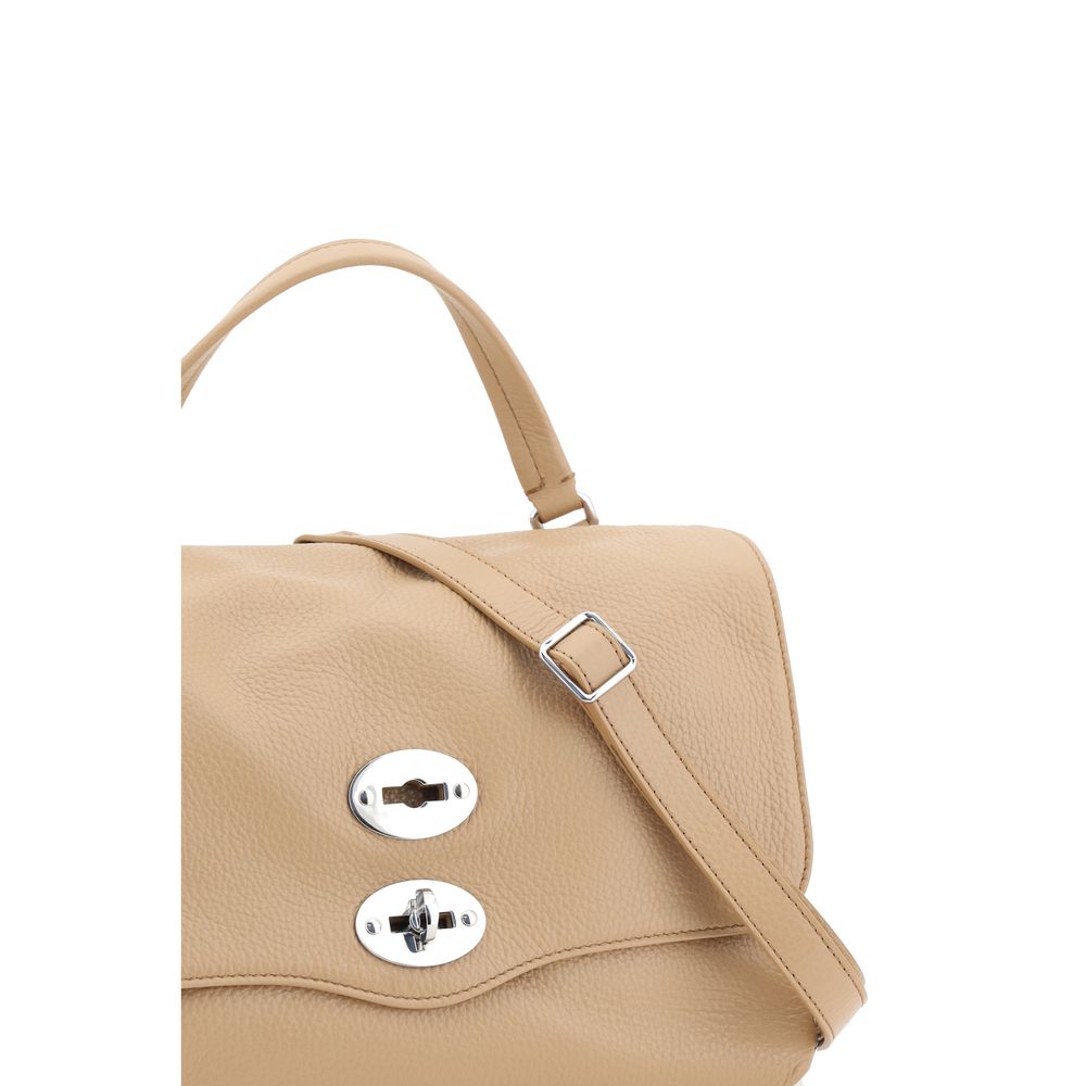 Zanellato Beige Calf Leather Bos Taurus Shoulder Bag