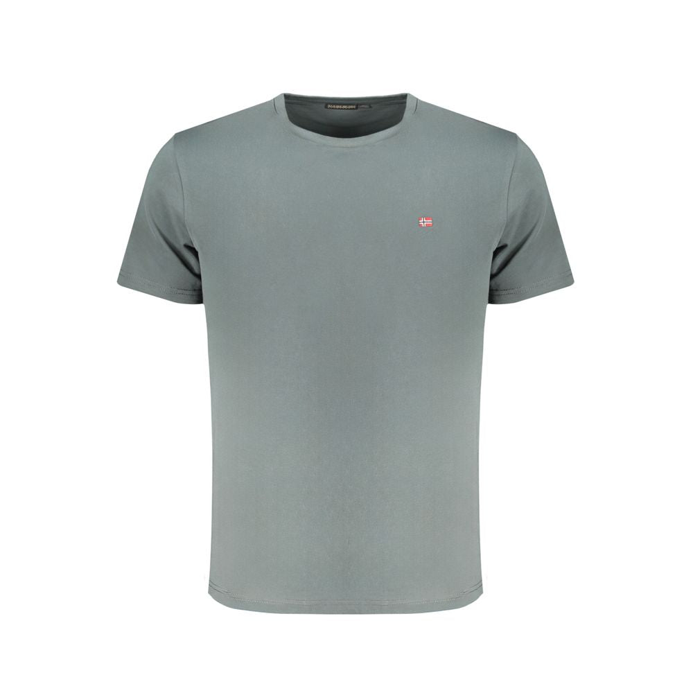 T-shirt Napapijri Verde en coton pour homme