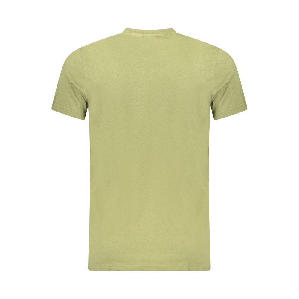 T-shirt Vert en Coton pour Homme Cavalli Class