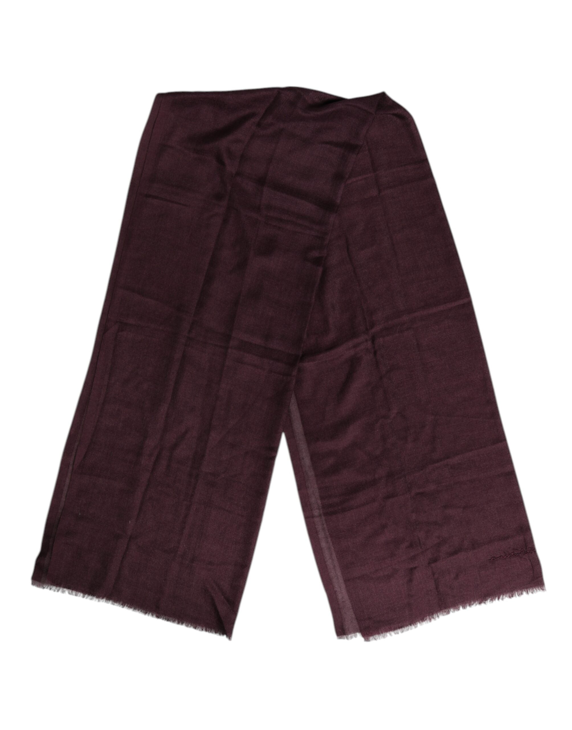 Écharpe Cachemire Bordeaux Dolce & Gabbana