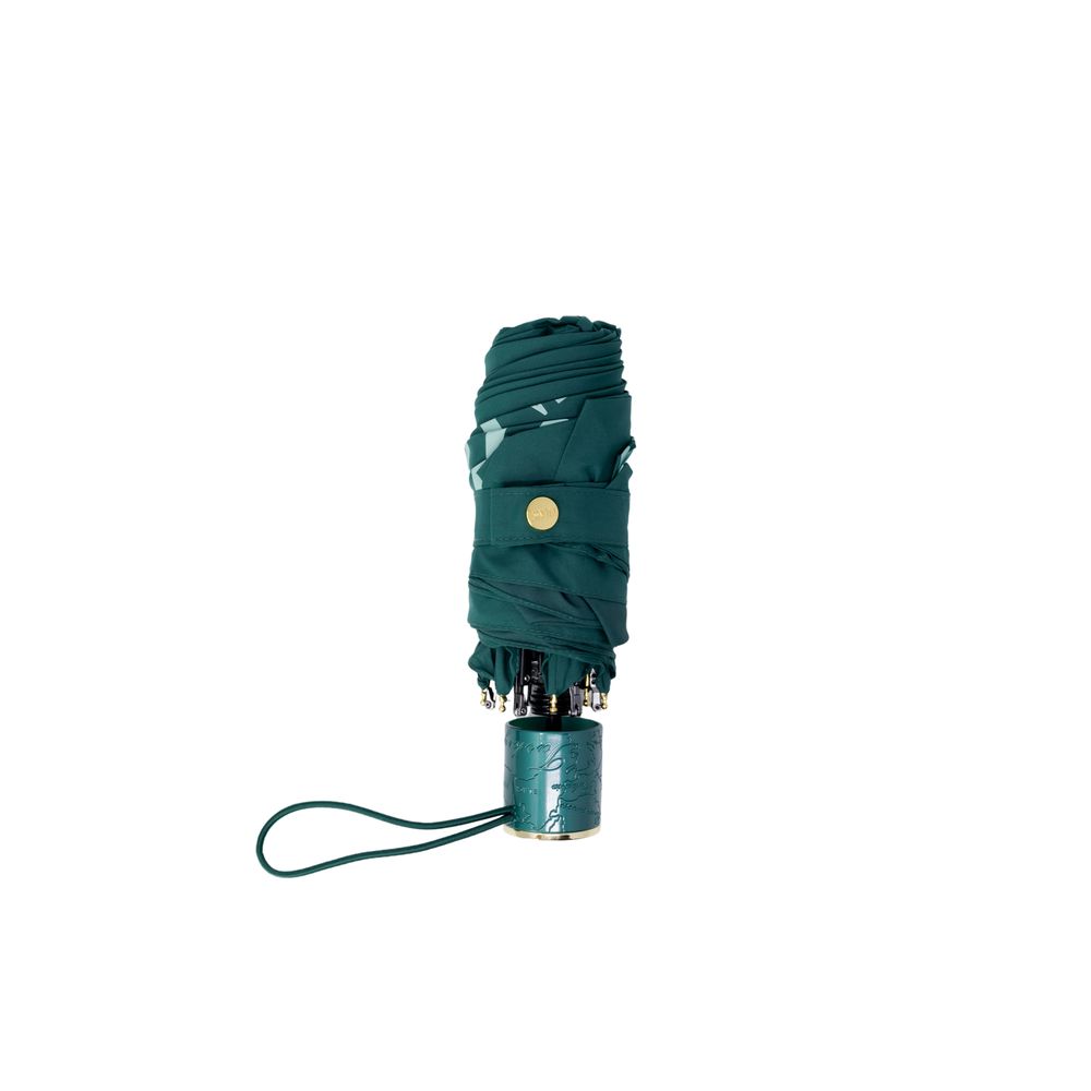 Alviero Martini Prima Classe Green Nylon Umbrella