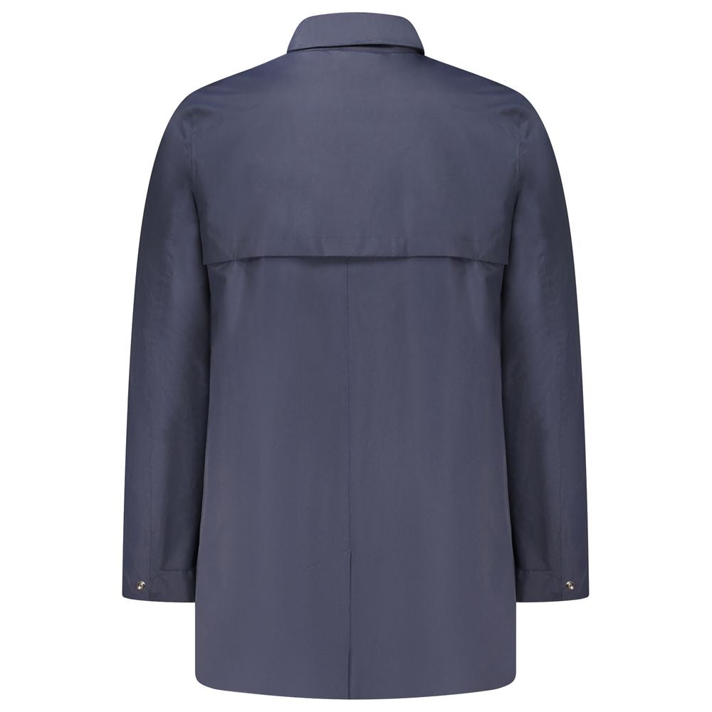 K-WAY Blue Polyamide Men Jacket