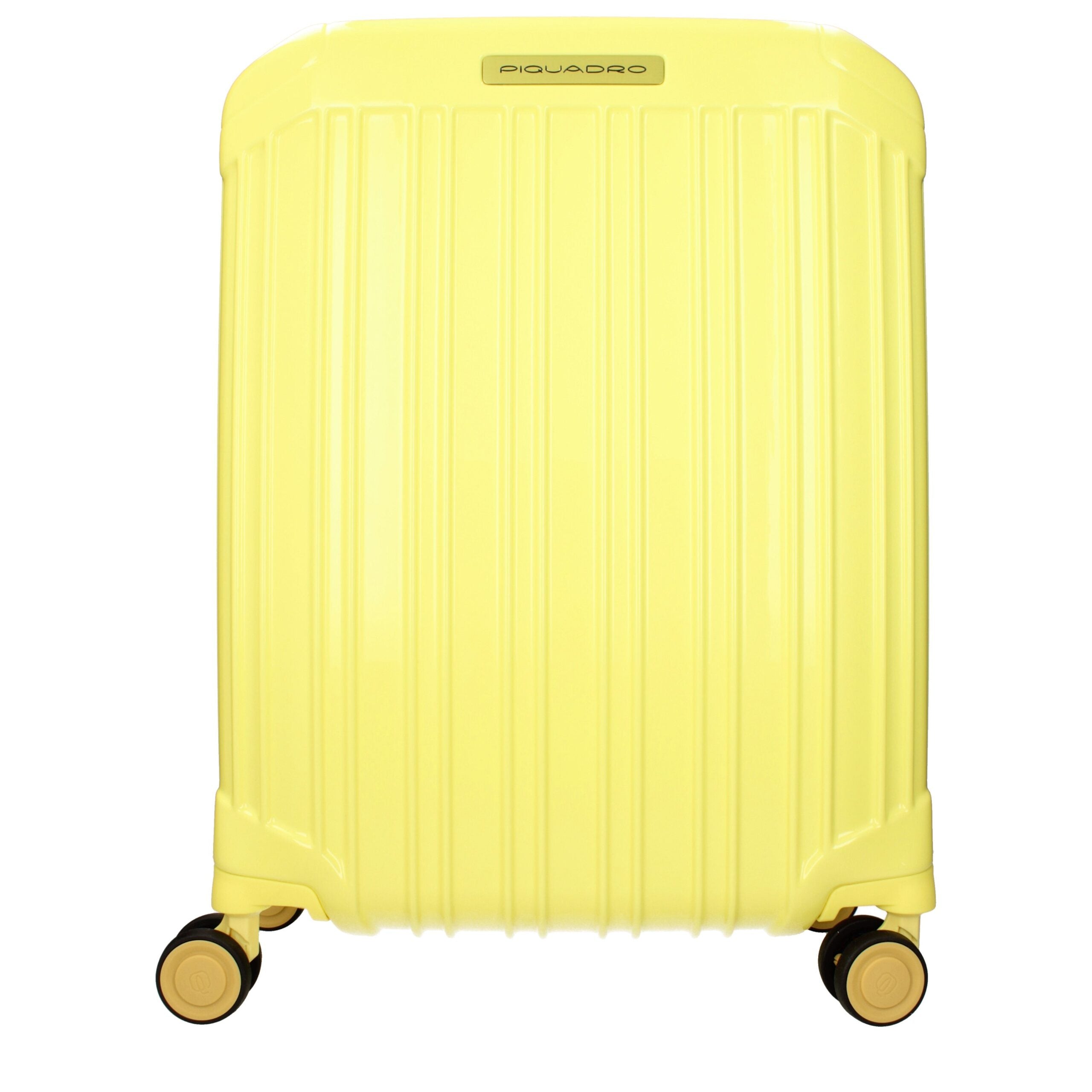 Piquadro Yellow Polycarbonate Luggage And Travel