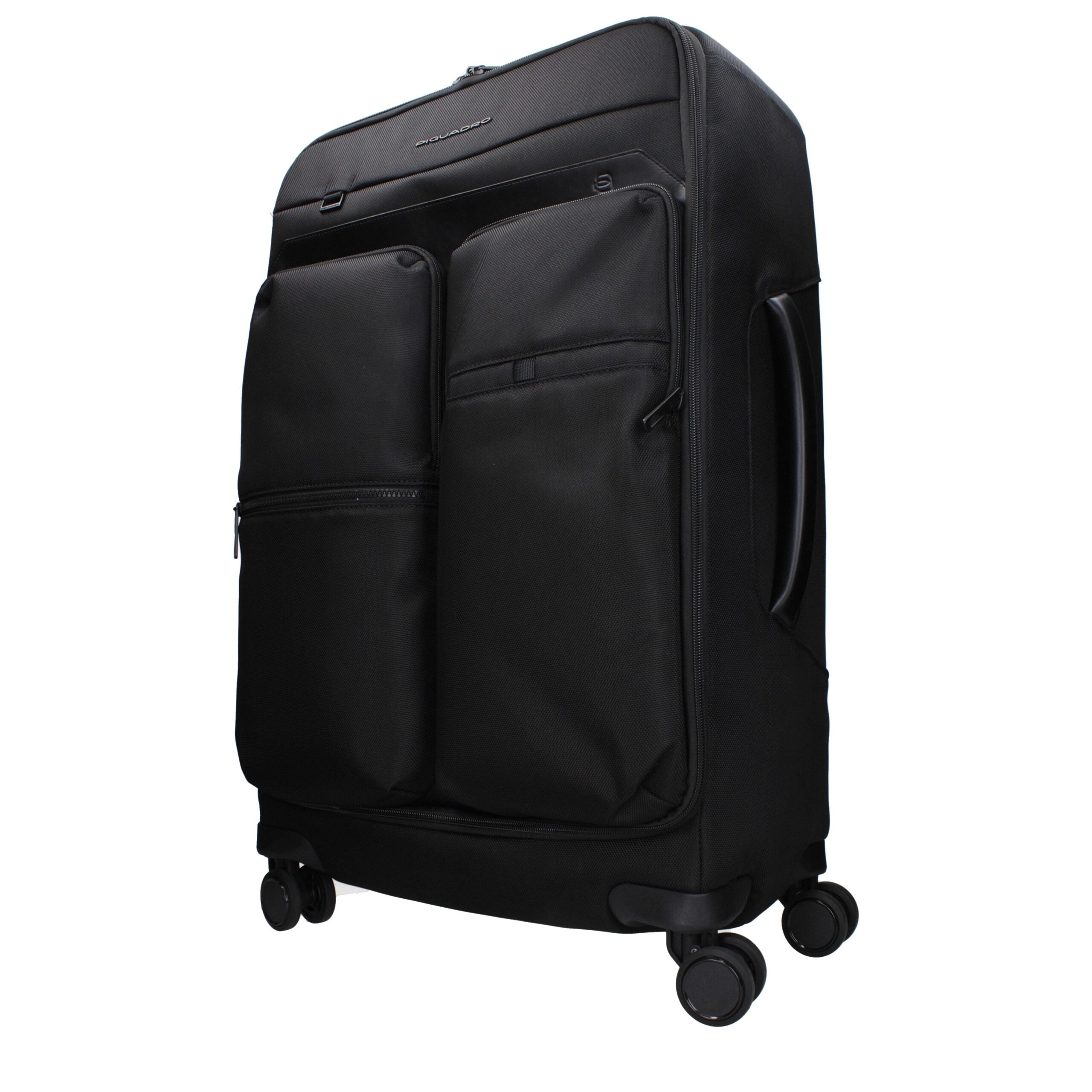 Piquadro Black Fabric Luggage And Travel