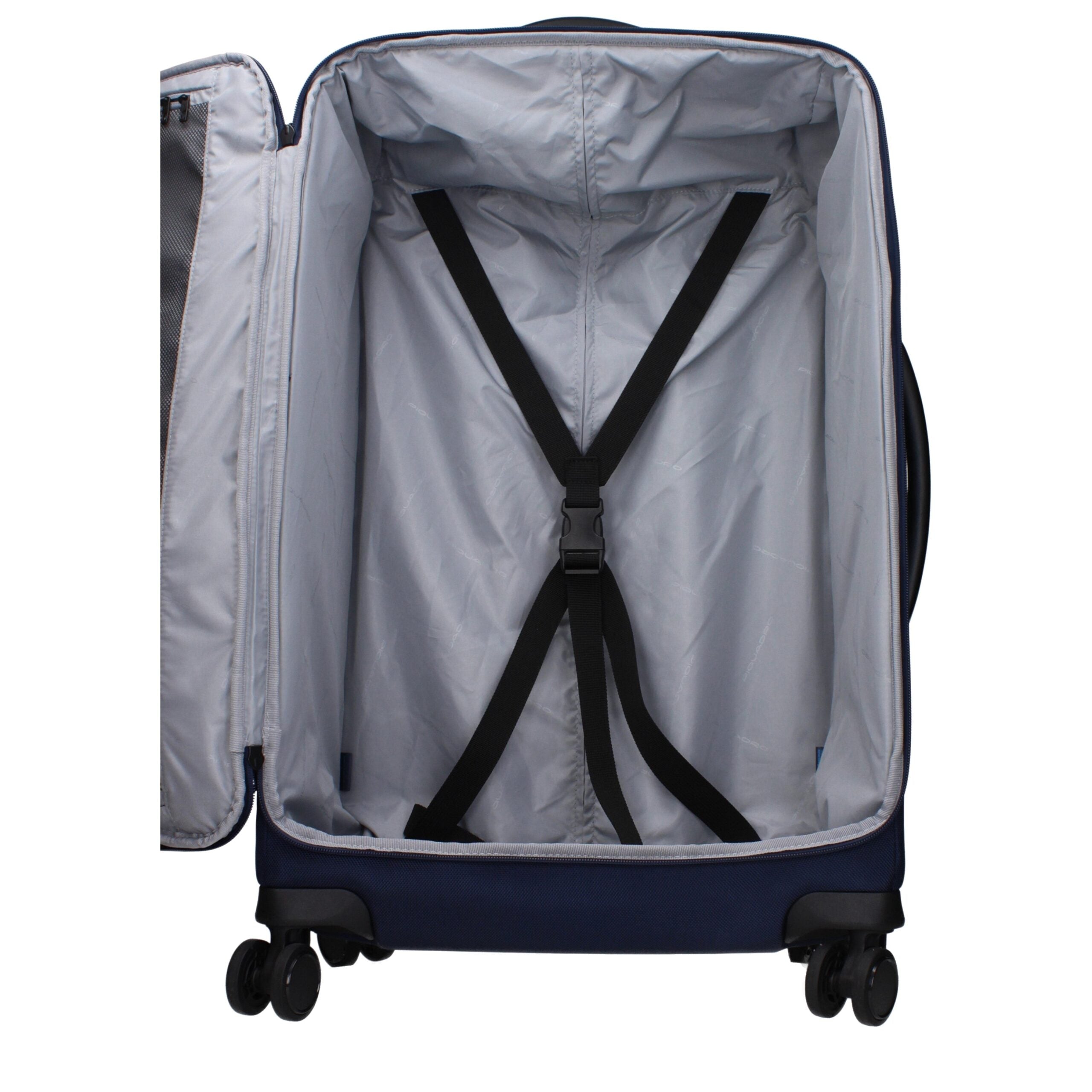 Piquadro Blue Fabric Luggage And Travel