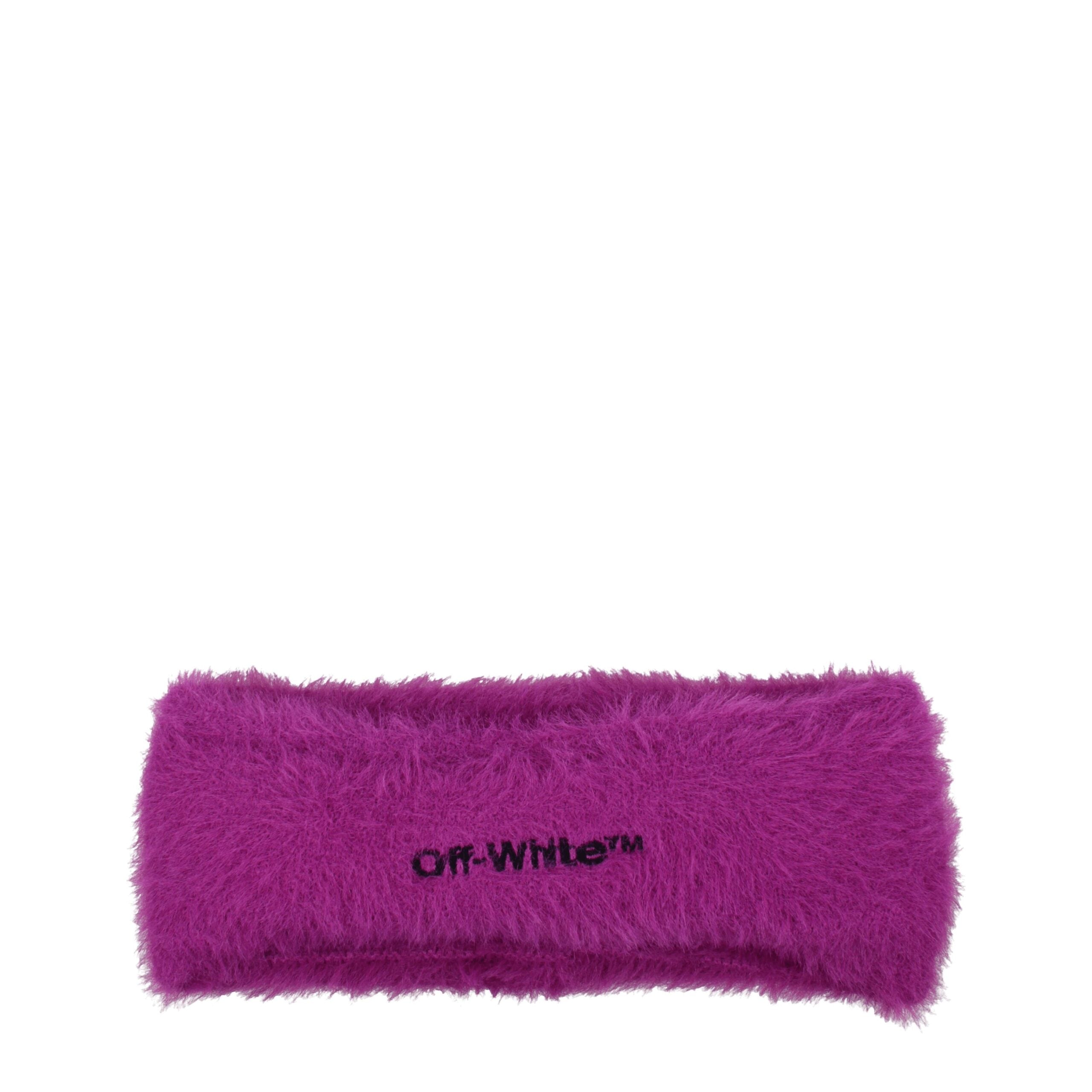Off-White Purple Fabric Headband
