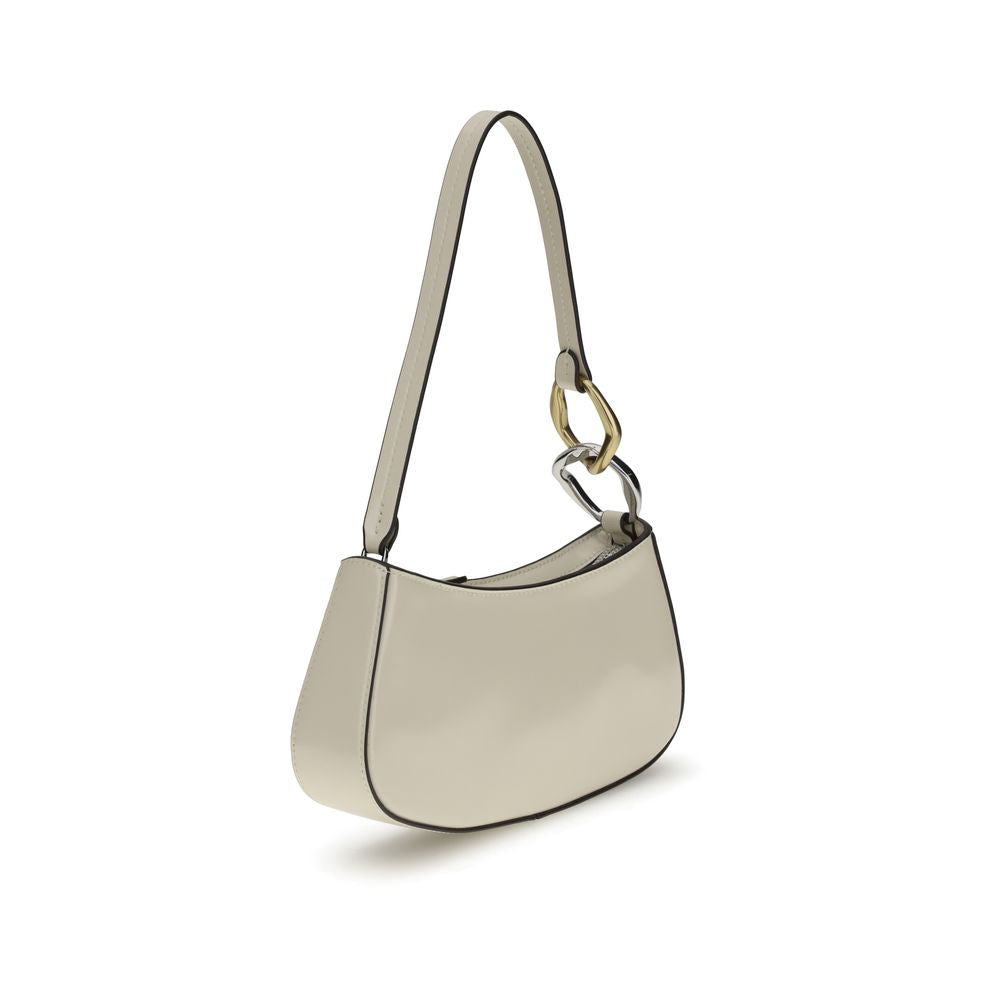 Staud Cream Calf Leather Bos Taurus Shoulder Bag