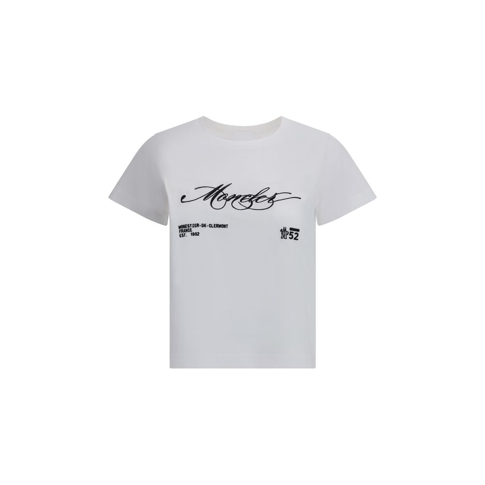 Moncler White Cotton T-Shirt