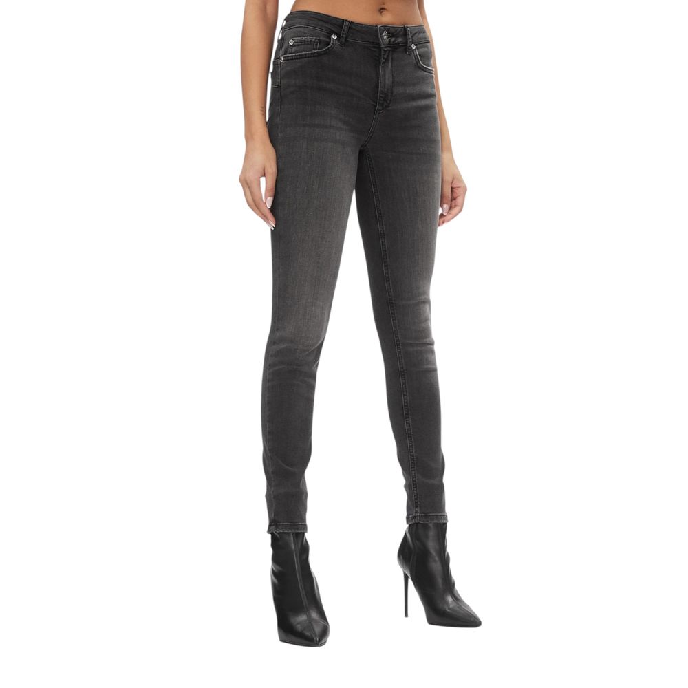 Liu Jo Black Cotton Skinny Jean