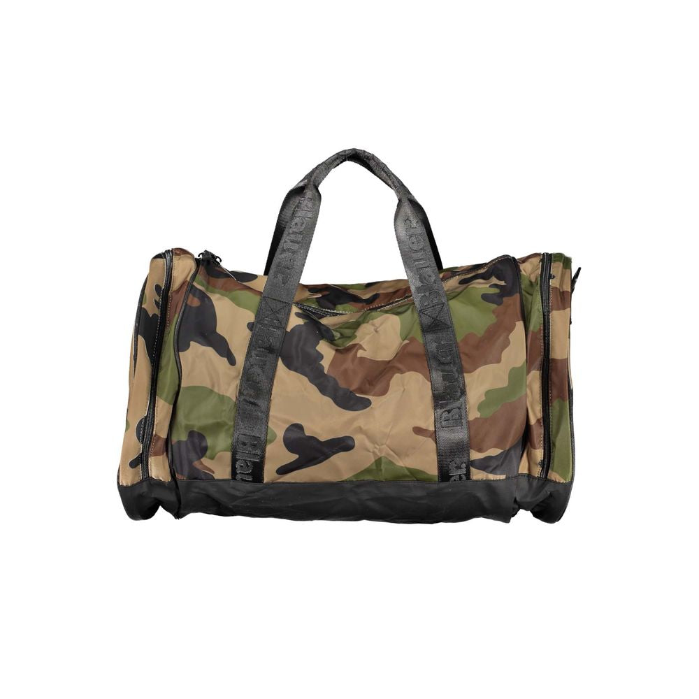 Blauer Brown Polyester Handbag