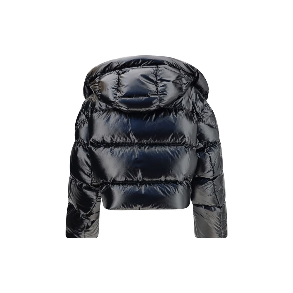 MONCLER x EDWARD ENNINFUL Black Polyamide Full-Length Jacket