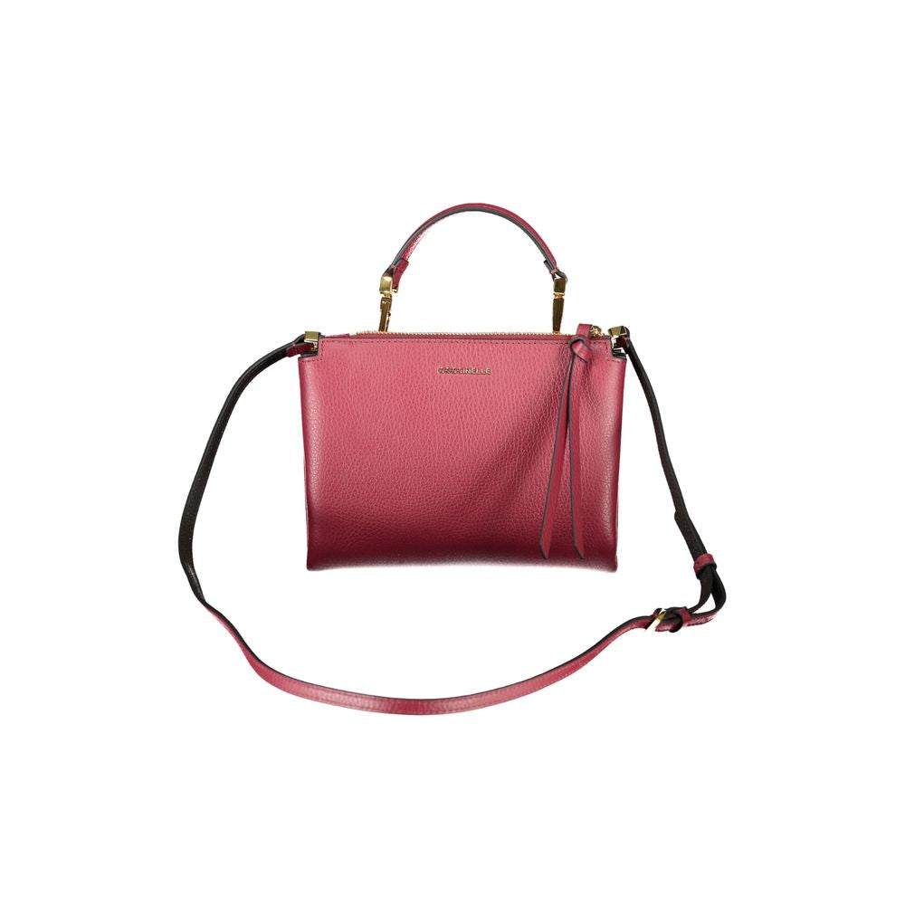 Coccinelle Purple Leather Handbag